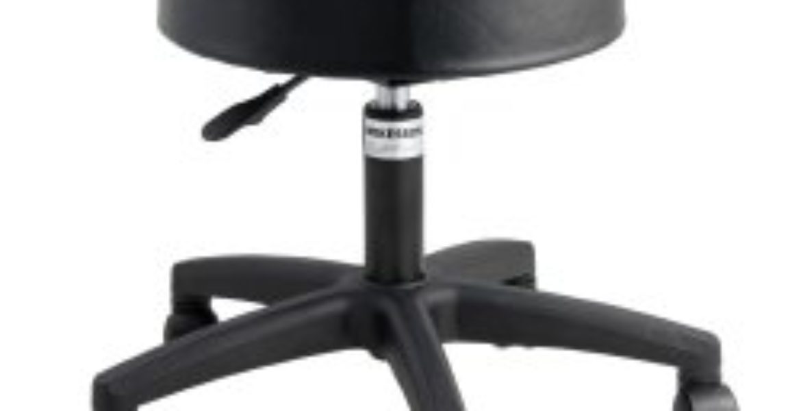 Clinic Essentials: exam table, exam stool