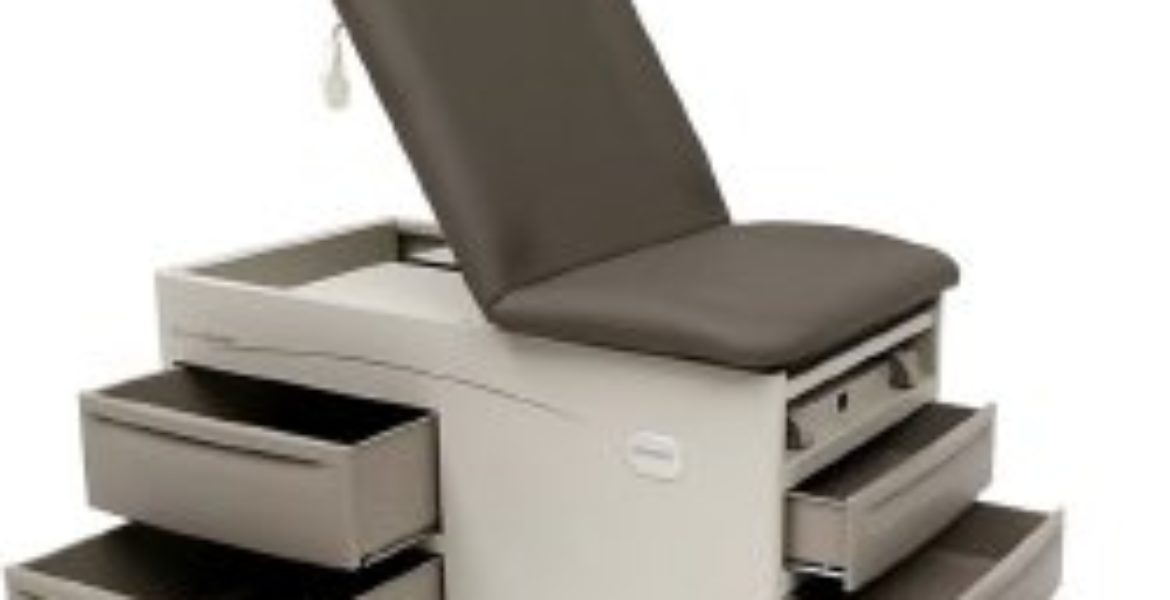 Clinic Essentials: exam table, exam stool